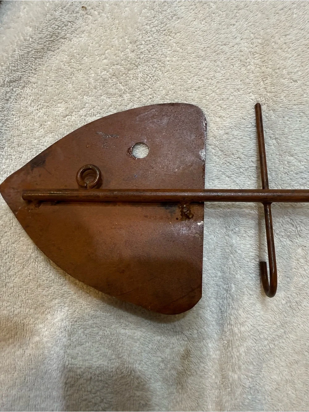 Primitive 🐠 FISH rack : Decor to hang keys / light items - Metal